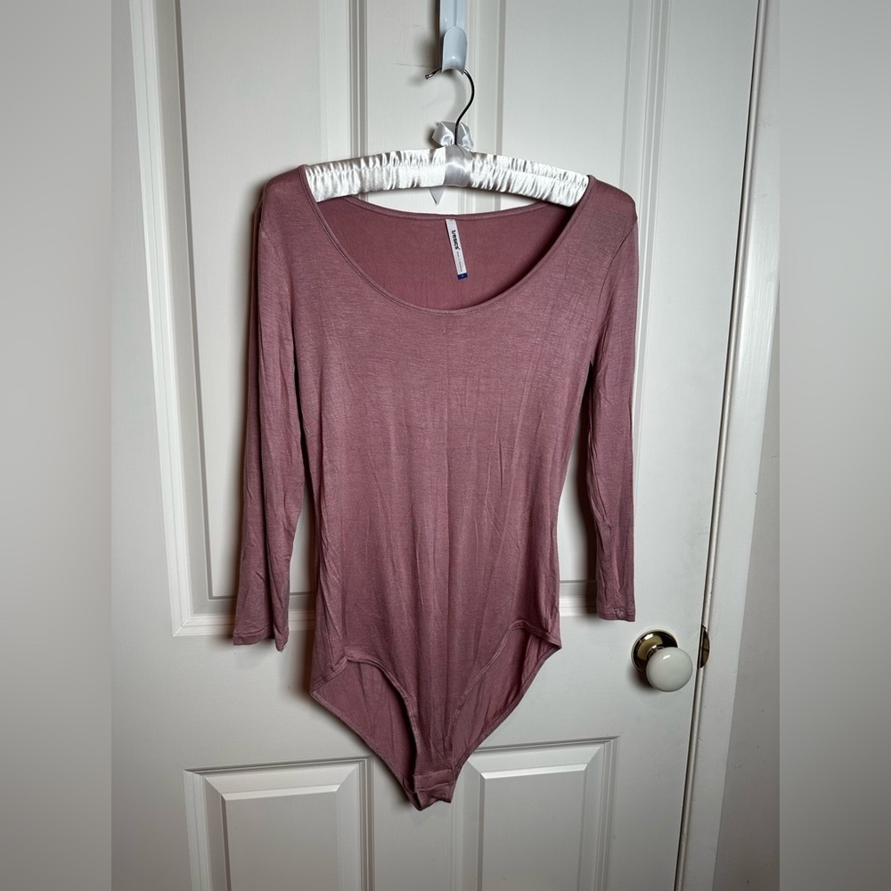 Tresics Mauve Long Sleeve Bodysuit